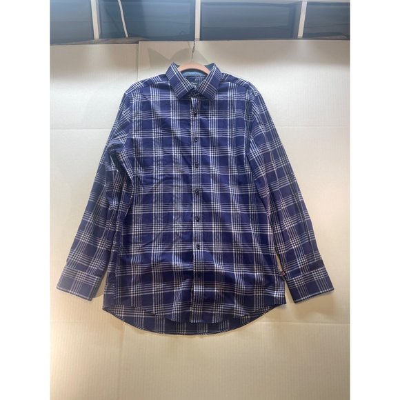 the savile row company men's Large button down shirt non-iron= slim fit - Picture 8 of 16